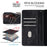 For vivo Y29 4G Case RFID Blocking Color Splicing PU Leather Wallet Phone Cover - Black - 7