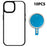 10Pcs For iPhone 13 Case DIY Blank Heat Transfer TPU + PC Phone Back Cover with Magnetic Ring - 1