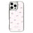 For iPhone 16 Pro Case Lacquered Epoxy Pattern TPU + Acrylic Phone Cover Large Camera Cutout - Bows - 3