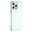 For iPhone 15 Pro Case Lacquered Epoxy Pattern TPU + Acrylic Phone Cover Large Camera Cutout - Flowers - 1