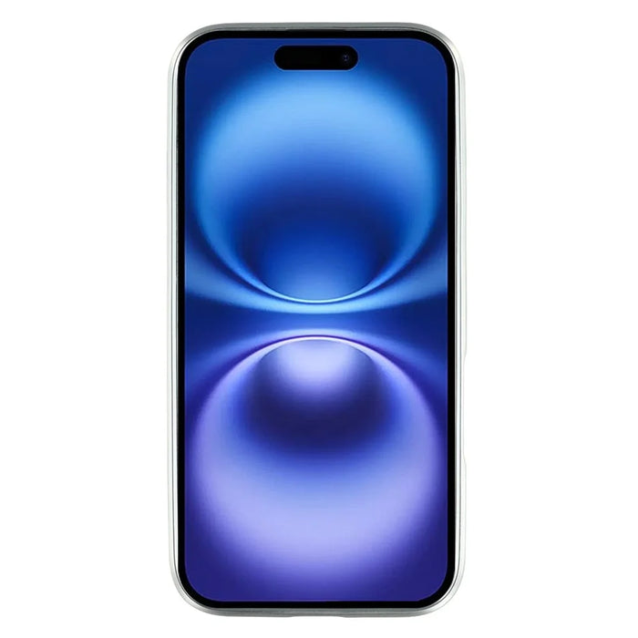 For iPhone 16 Case Lacquered Epoxy Pattern TPU + Acrylic Phone Cover Large Camera Cutout - Bows - 2