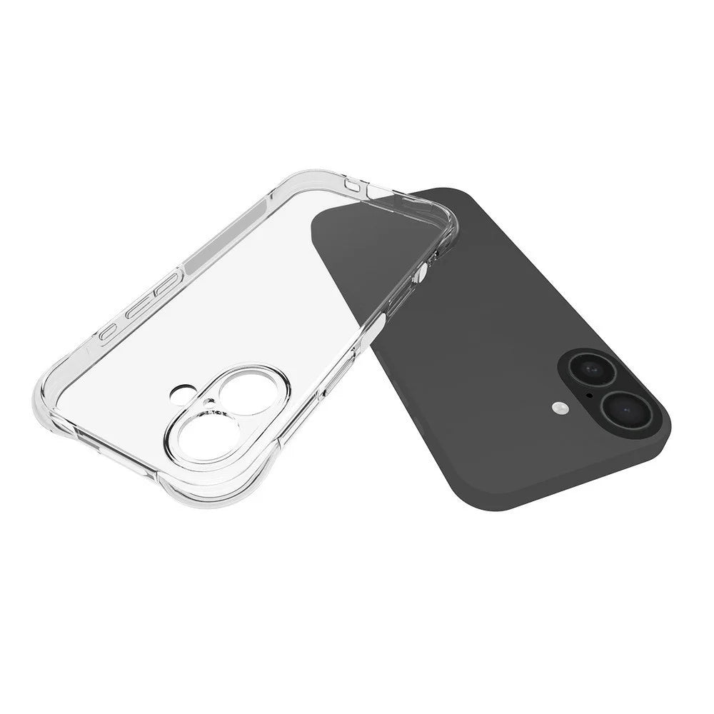 For iPhone 17 TPU Phone Case Non Slip Transparent Mobile Phone Cover - 2