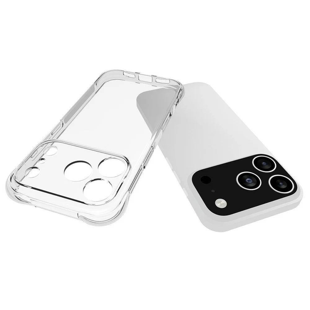 For iPhone 18 Pro / 17 Pro TPU Phone Case Non Slip Transparent Mobile Phone Cover - 2
