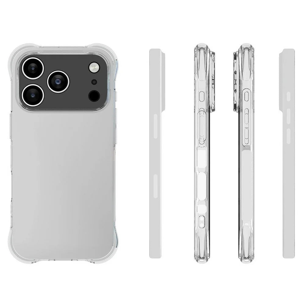 For iPhone 18 Pro / 17 Pro TPU Phone Case Non Slip Transparent Mobile Phone Cover - 5