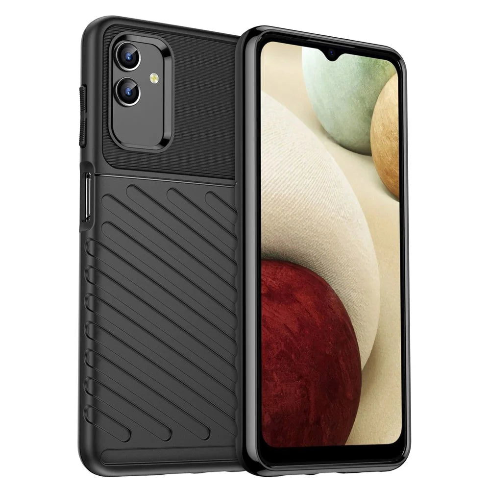 For Samsung Galaxy M13 5G / A13 4G / A13 5G / A04s 4G (164.7mm) TPU Phone Case Anti-Slip Phone Cover - Black - 1