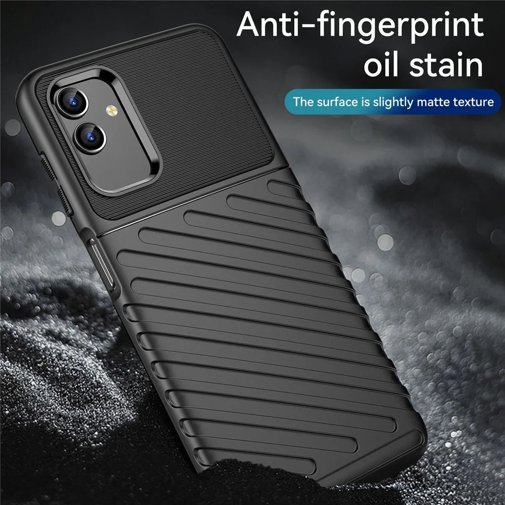 For Samsung Galaxy M13 5G / A13 4G / A13 5G / A04s 4G (164.7mm) TPU Phone Case Anti-Slip Phone Cover - Black - 5