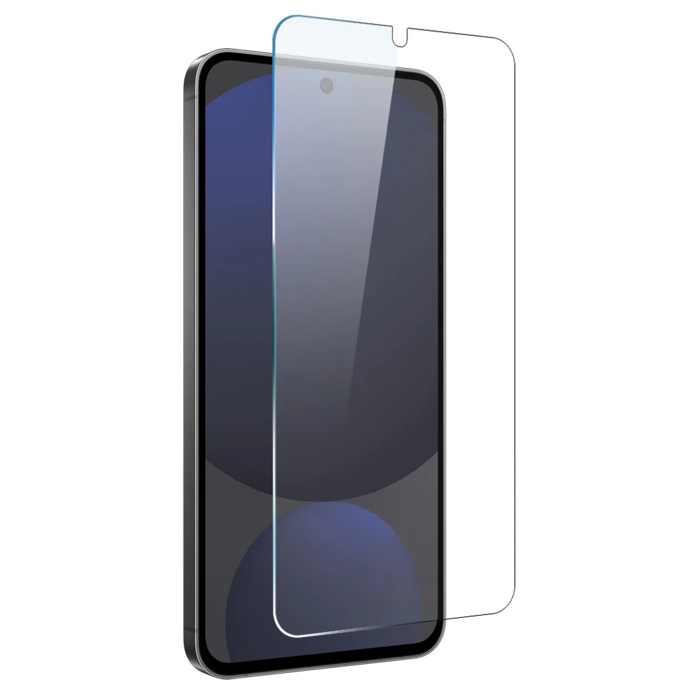 NORTHJO For Samsung Galaxy S24 FE Case Four Corner Shockproof TPU Clear Phone Cover with Tempered Glass - 3