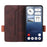 For Nothing Phone (3a) Case Leather Wallet Flip Phone Cover with Hardware Decor - Coffee - 2