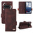 For Nothing Phone (3a) Case Leather Wallet Flip Phone Cover with Hardware Decor - Coffee - 6
