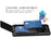 For Google Pixel 9 Pro XL Case PC + TPU Dual Layer Back Phone Cover with Card Holder - Black - 4