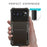 For Google Pixel 9 Pro XL Case PC + TPU Dual Layer Back Phone Cover with Card Holder - Black - 5