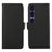 ABEEL For Sony Xperia 1 VII Case Litchi Texture Leather RFID Blocking Phone Cover - Black - 1
