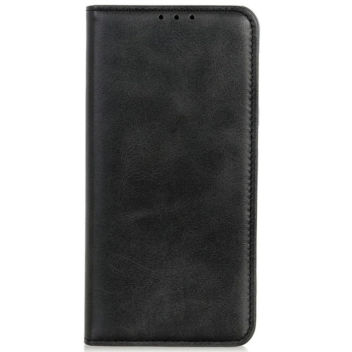 For Sony Xperia 1 VII Case Split Leather Flip Wallet Phone Cover - Black - 6