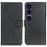 For Sony Xperia 1 VII Case Cowhide Texture Leather Wallet Stand Phone Cover - Black - 1