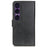 For Sony Xperia 1 VII Case Cowhide Texture Leather Wallet Stand Phone Cover - Black - 7