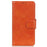 For Sony Xperia 1 VII Case Nappa Texture Split Leather Wallet Phone Cover - Orange - 6