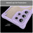 For Samsung Galaxy S24 Ultra Magnetic Case TPU + PC Phone Back Cover - Purple - 6