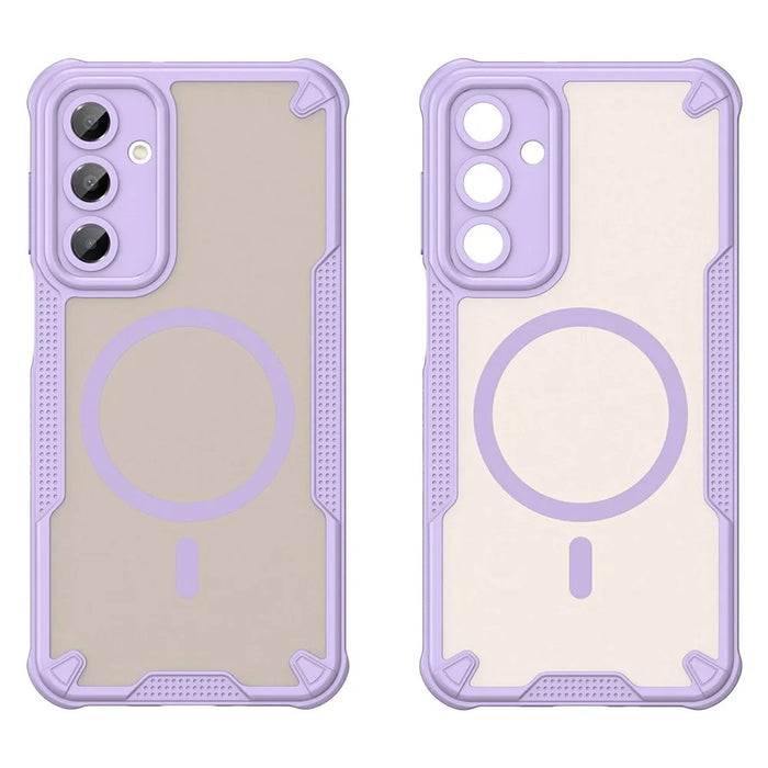 For Samsung Galaxy A16 5G  /  4G Magnetic Case TPU + PC Phone Back Cover - Purple - 2