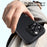 IPAKY For iPhone 16 Pro Max Case Carbon Fiber Texture PC + TPU Shockproof Phone Back Cover - Titanium Black - 7