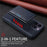 BETOPNICE For iPhone 14 Pro Max Magnetic Case  Leather Phone Cover Kickstand with Detachable Card Bag - Blue - 5