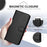 For Infinix Note 50 4G / Infinix Note 50 Pro 4G Wallet Case with Strap Carbon Fiber Texture Leather Mobile Cover - Black - 6