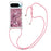 For Google Pixel 10 Pro / Google Pixel 10 TPU Case Quicksand Phone Cover with Lanyard - Rose Gold / Hearts - 1