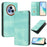 For Realme Narzo 80 Pro 5G Wallet Cases Retro Texture RFID Blocking Leather Phone Cover - Mint Green - 2