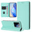 For Realme GT7 Pro Racing 5G Wallet Case RFID Blocking Litchi Texture Leather Mobile Cover - Mint Green - 4