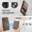 JEEHOOD For iPhone 13 6.1 inch Leather Back Cover Compatible with MagSafe  J06 Phone Case with Card Bag RFID Blocking - Brown - 5