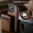 JEEHOOD For iPhone 12 Pro Max 6.7 inch Leather Back Cover Compatible with MagSafe  J06 Phone Case with Card Bag RFID Blocking - Brown - 4