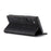 AUTSPACE For Samsung Galaxy S25 Wallet Case  A01 Leather Stand Cover with RFID Blocking Card Holder - Black - 4