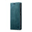 AUTSPACE For Samsung Galaxy S25+ Wallet Case  A01 Leather Stand Cover with RFID Blocking Card Holder - Blue - 2