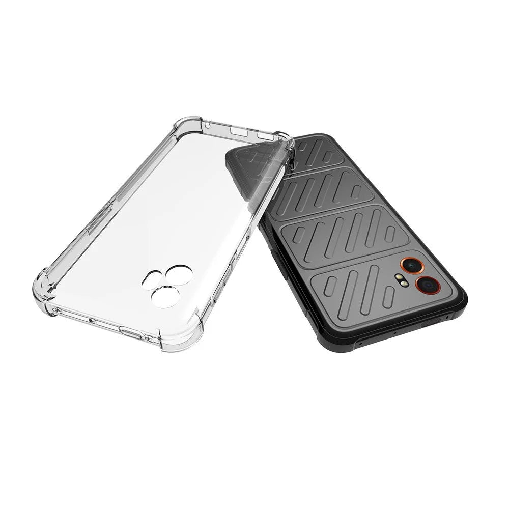 WANLONFENG For Samsung Galaxy XCover7 Pro Case  WL Series 2.0mm TPU Phone Cover with Tempered Glass Film - Transparent - 3