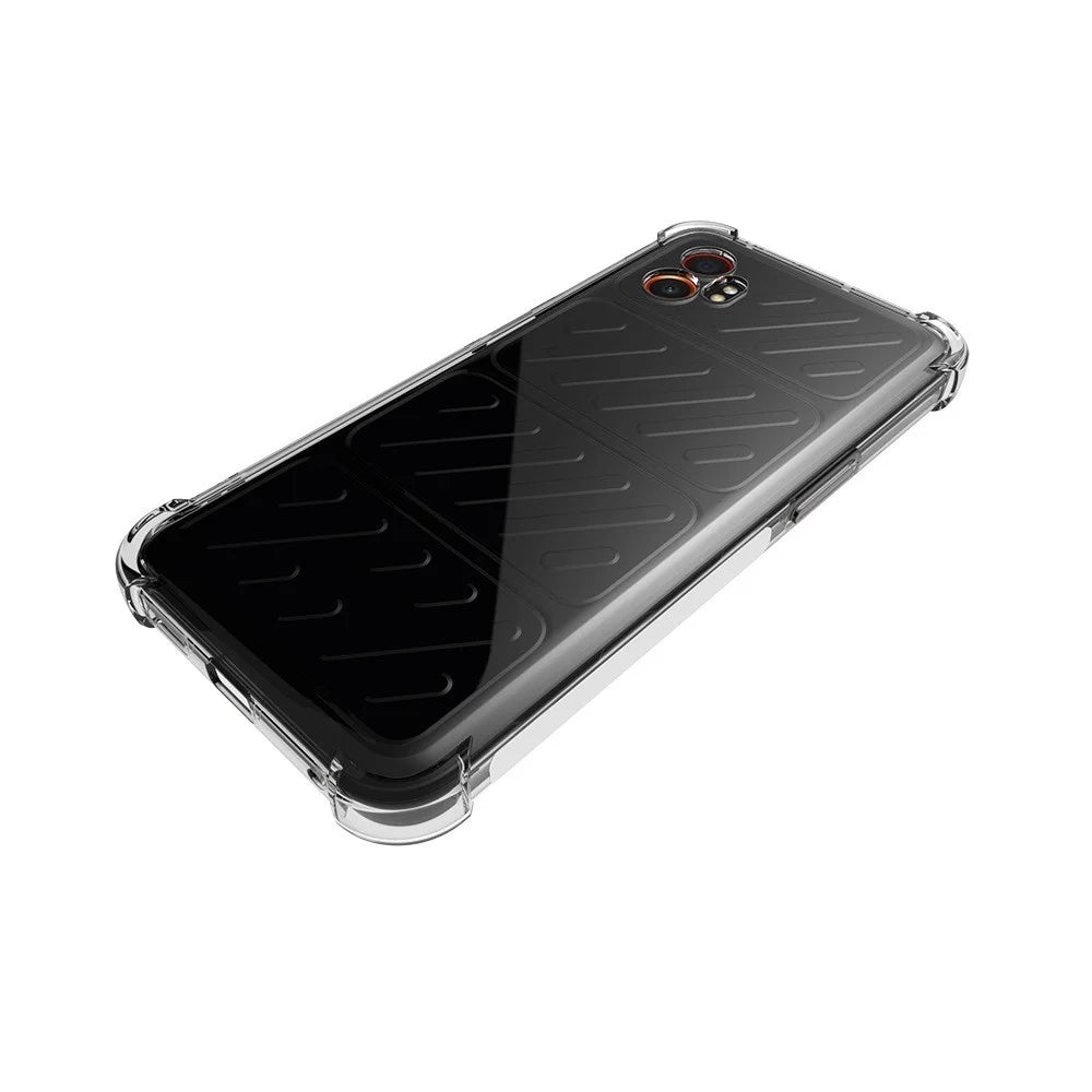 WANLONFENG For Samsung Galaxy XCover7 Pro TPU Case  WL2 Series 2.0mm Phone Cover with 2Pcs Tempered Glass Films - Transparent - 5