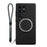 VILI D-THS Series for Samsung Galaxy S24 Ultra Magnetic Case Ring Kickstand PC TPU Phone Back Cover with Strap - Black - 2