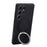VILI D-THS Series for Samsung Galaxy S24 Ultra Magnetic Case Ring Kickstand PC TPU Phone Back Cover with Strap - Black - 5