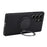 VILI D-THS Series for Samsung Galaxy S24 Ultra Magnetic Case Ring Kickstand PC TPU Phone Back Cover with Strap - Black - 6