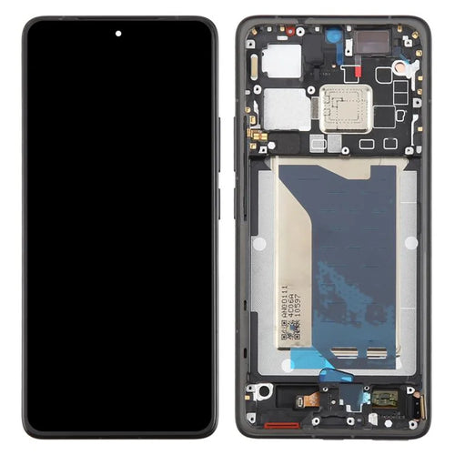 For Xiaomi Redmi K80 Pro 5G OEM Grade S OLED Screen and Digitizer Assembly + Frame (Without Logo) - Black - 1