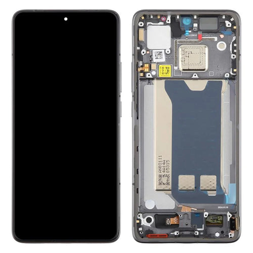 For Xiaomi Redmi K80 5G OEM Grade S OLED Screen and Digitizer Assembly + Frame (Without Logo) - Black - 1