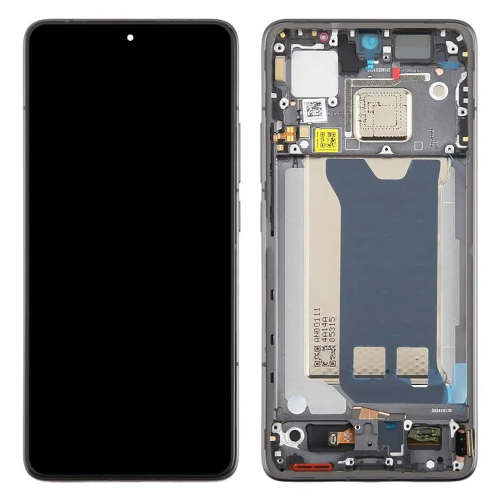 For Xiaomi Redmi K80 5G OEM Grade S OLED Screen and Digitizer Assembly + Frame (Without Logo) - Black - 1