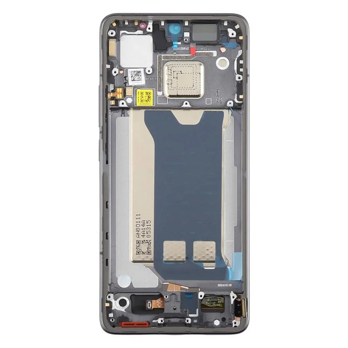 For Xiaomi Redmi K80 5G OEM Grade S OLED Screen and Digitizer Assembly + Frame (Without Logo) - Black - 3
