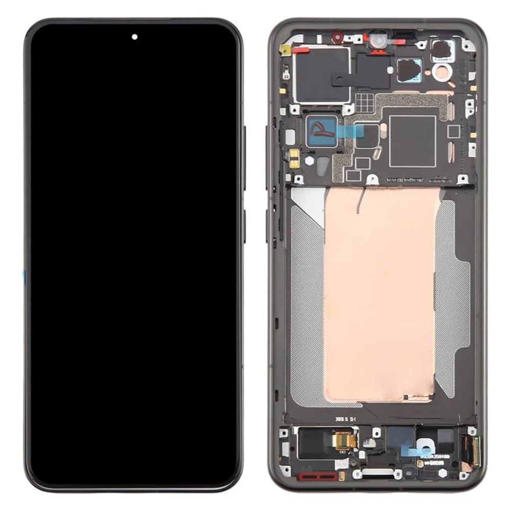 For Xiaomi 15 OEM Grade S AMOLED LED Screen and Digitizer Assembly + Frame (Without Logo) - Black - 1