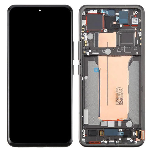 For Xiaomi 15 Pro OEM Grade S AMOLED Screen and Digitizer Assembly + Frame (Without Logo) - Black - 1