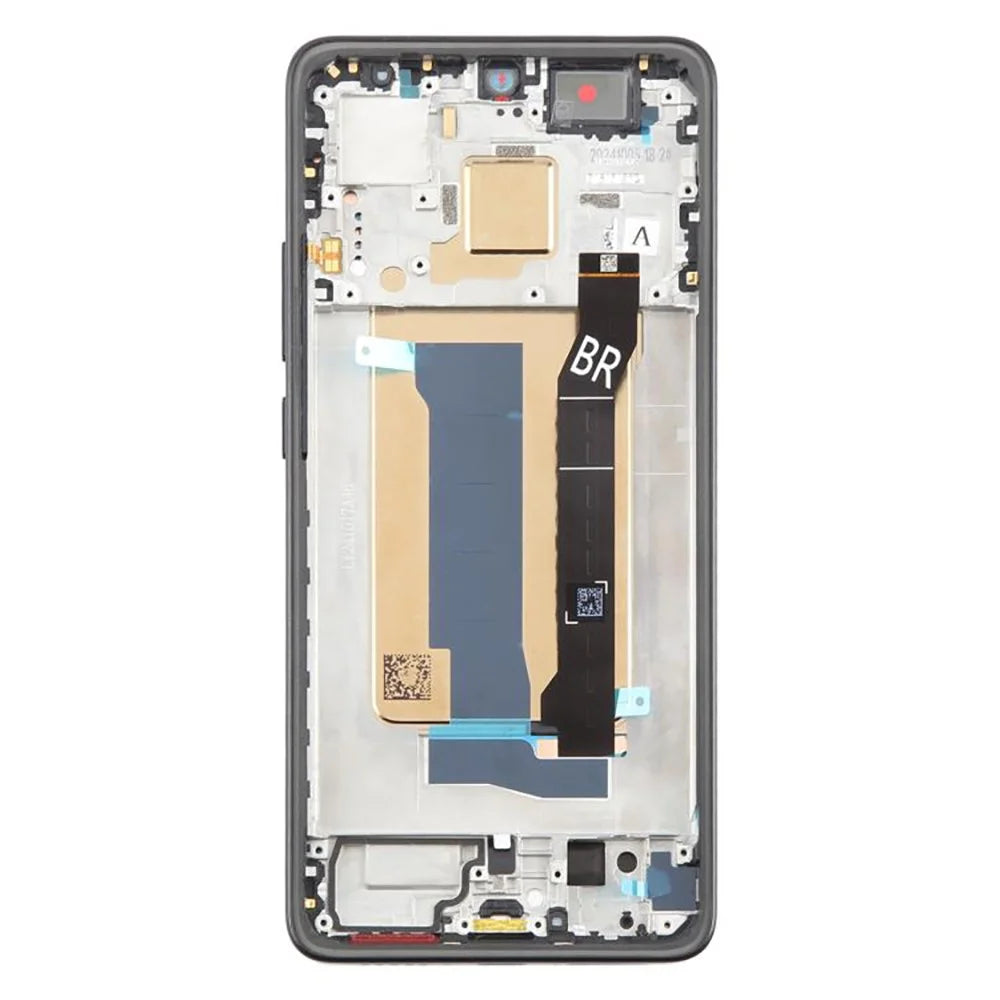 For Xiaomi Redmi Turbo 4 5G / Poco X7 Pro 5G OEM Grade S AMOLED Screen and Digitizer Assembly + Frame (Without Logo) - Black - 3