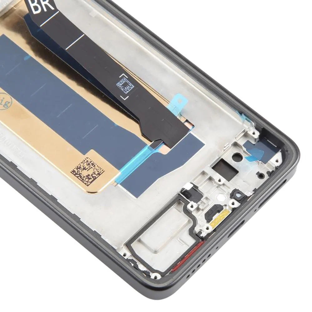 For Xiaomi Redmi Turbo 4 5G / Poco X7 Pro 5G OEM Grade S AMOLED Screen and Digitizer Assembly + Frame (Without Logo) - Black - 4