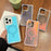 For iPhone 16 Pro Max Magnetic Case Chameleon Anti Drop TPU + PC Phone Cover - Transparent Pink - 6