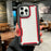 For iPhone 16 Pro Max Case Clear Detachable 2 in 1 Shockproof TPU + PC Phone Back Cover - Black  /  Red - 3