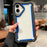 For iPhone 16 Case Clear Detachable 2 in 1 Shockproof TPU + PC Phone Back Cover - Black  /  Blue - 3
