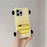 For iPhone 16 Pro Max Silicone Case Cute Sports Car Style Shockproof Phone Cover - Yellow - 2