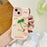 For iPhone 15 Silicone Case Cute Pendant Strawberry Design Shockproof Durable Phone Cover - 1